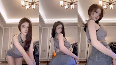 ⭐【快手】希希酱紫 6 快手第一美臀 凹凸户型 半透紧身裤 (36)